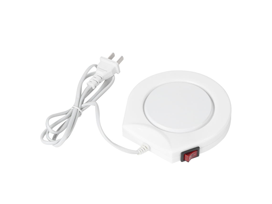 MEOIRUERY Manta Eléctrica Calentadora para Café y Té, Placa de Calentamiento a Temperatura Constante, Calentador de Leche con Enchufe Estándar Chino 250V