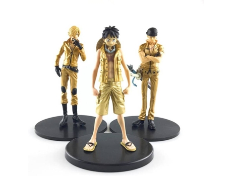 Set de Figuras OEM One Piece: Golden (3 unidades - 17 cm)
