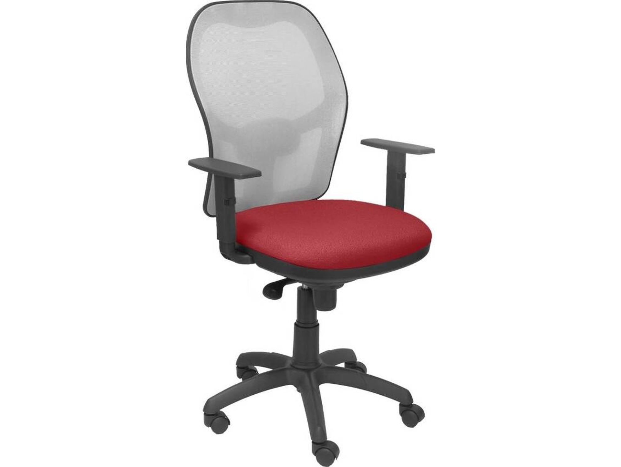 Silla de Escritorio Operativa PYC Jorquera Rojo GR (Brazos Ajustables - Malla)