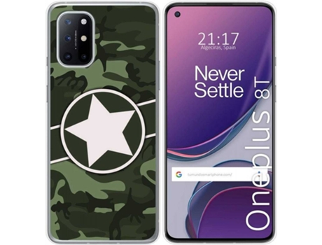 Carcasa OnePlus 8T 5G TUMUNDOSMARTPHONE Camuflaje 01 Multicolor