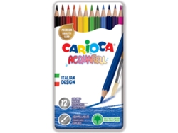Pack de 12 Lápiz de Color CARIOCA Acuarela (Multicor)
