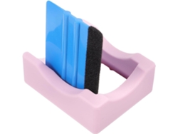 Pequeño portavasos de silicona antideslizante, ideal para manualidades. Base plana. Incluye cepillo de limpieza de goma Gokoco.