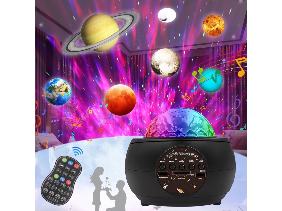 Proyector con altavoz Bluetooth, luz nocturna Siurn