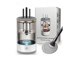 Soporte automático 3 en 1 para limpieza y secado de brochas de maquillaje. Mantén tus brochas frescas. Rosewell.