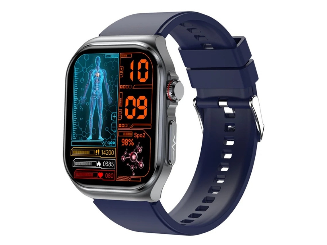 Reloj inteligente con ECG, Bluetooth, llamadas, monitor de grasa corporal, presión arterial, glucemia y frecuencia cardíaca. Bestvite