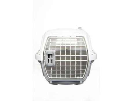 Transportadora para Gatos WUAPU Transportín Puerta Metálica (Gris - 51,5x33x30 cm - Metal)