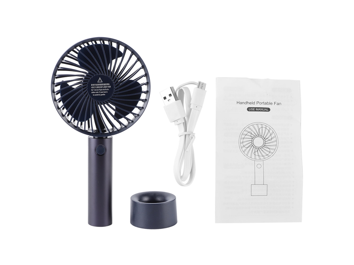 Ventilador portátil recargable por USB para uso doméstico y exterior - Worten