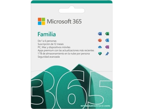 Microsoft 365 Familia (12 meses - Formato Digital)