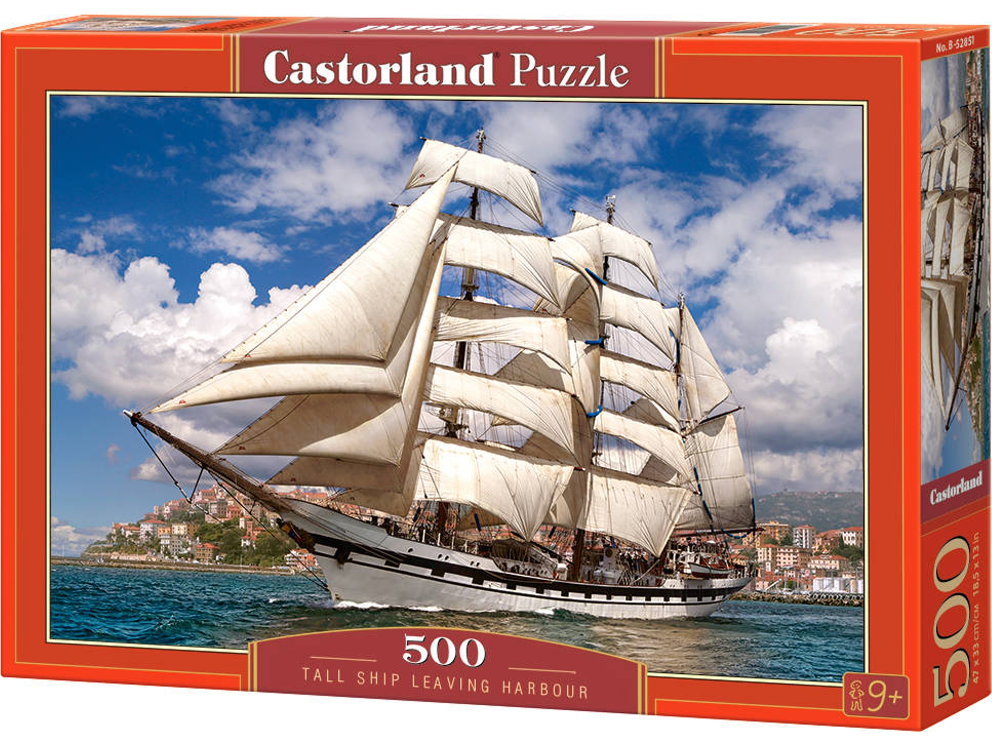 Puzzle CASTORLAND Tall Ship Leaving Harbour (500 Piezas)