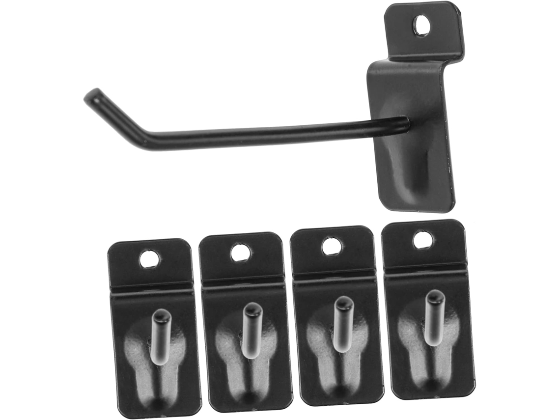 50piezas Accesorios Gancho Hierro Panel Perforado Ganchos