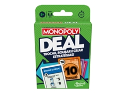 Juego de Cartas MONOPOLY Deal Versión Portuguesa