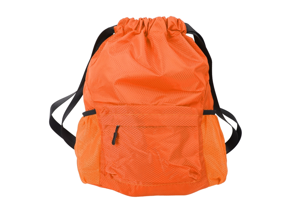 Mochila de gran capacidad con compartimento seco/húmedo, naranja, talla mediana