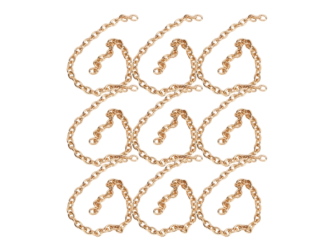 Cadena De Cobre De 9 Metros (32,8 Pies) Para Manualidades, Collares, Pulseras Y Joyería.