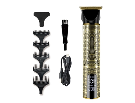 Cortapelos para hombres, recortador de pelo inalámbrico, recortador de barba, recortador eléctrico de contorno, 0mm, calvo JEDBESETZT