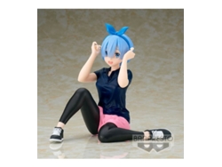 Figura Rem Training Style Relax Time Re:Zero Starting Life in Another World 14cm BANPRESTO