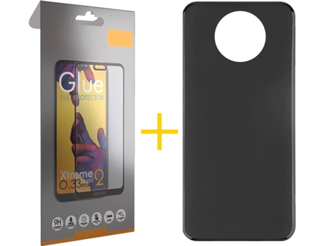 Kit Funda + Protector de Pantalla Xiaomi Redmi Note 9T SKYHE Full (Negro)