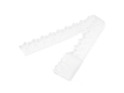 Cinta Elástica De Encaje De 5 Cm Con Lentejuelas En Forma De Corazón, 9 Metros, Para Costura Y Manualidades.