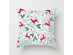 Serie de Funda Decorativa de Almohada Globos de Navidad