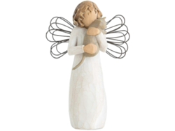 Omni-angel Of Friendship Figura Con Pintura Manual Memorial Regalo Para Amantes De Mascotas Gato De Pie