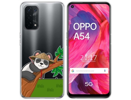 Carcasa Oppo A54 5G / A74 5G TUMUNDOSMARTPHONE Dibujos Transparente Multicolor