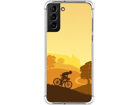 Carcasa Samsung Galaxy S21+ Plus 5G TUMUNDOSMARTPHONE Ciclista Multicolor