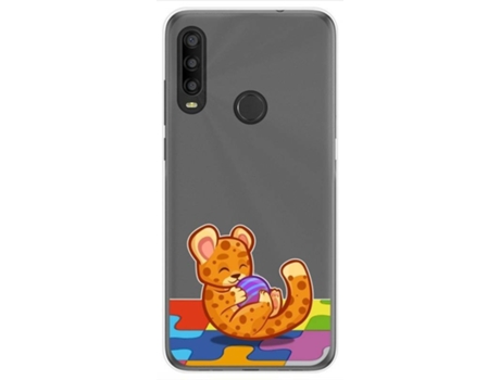 Carcasa Alcatel 1SE 2020 TUMUNDOSMARTPHONE Dibujos Transparente Multicolor