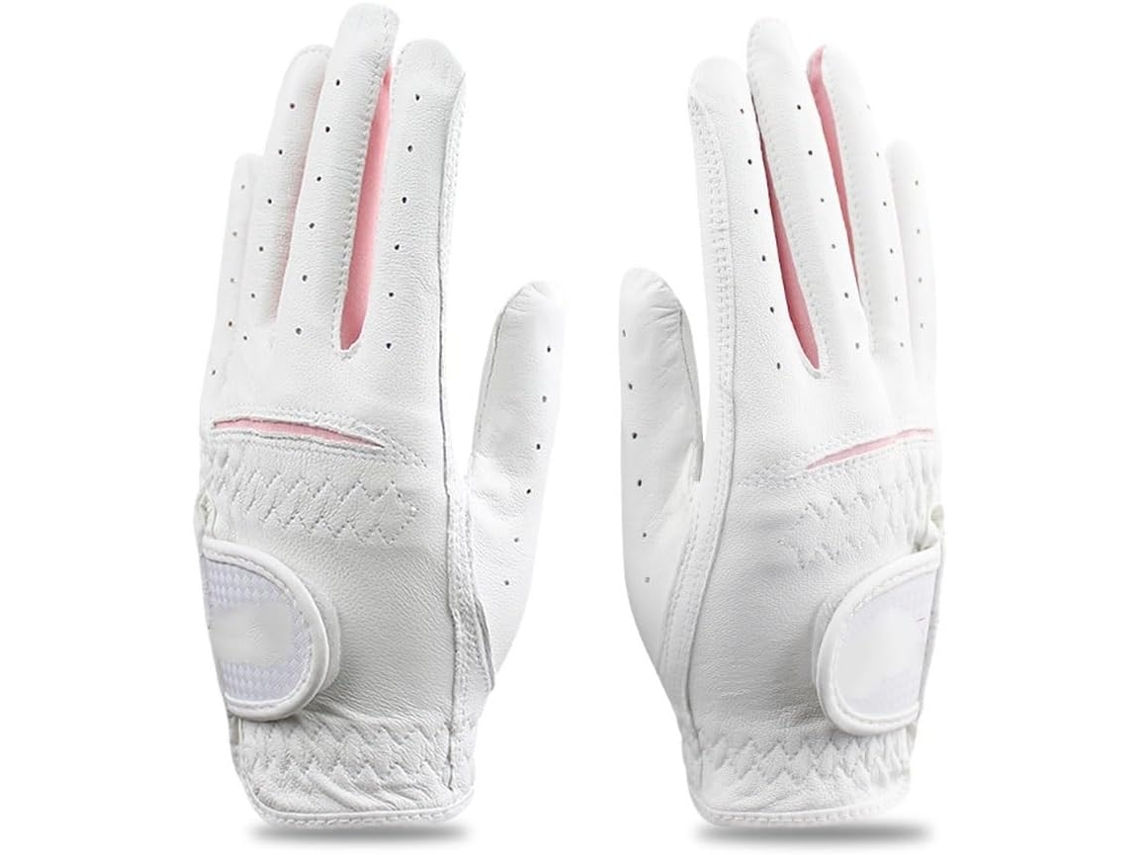 Guantes de golf para niños, para mano izquierda y derecha, guantes para niños y niñas, transpirables, 1 par (azul,
