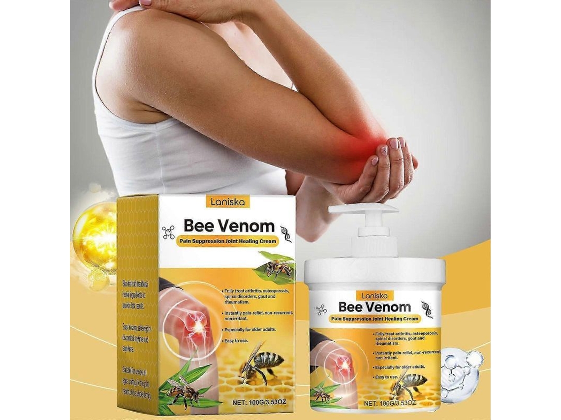 Crema Terapéutica Con Veneno De Abeja Para Articulaciones Y Huesos, Alivia Las Molestias Musculares Y Articulares.