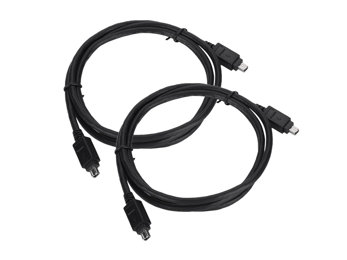 Cable Dv 2 Piezas 1.2m 1394b 4 Pines A 4 Pines Cable De Datos Firewire Núcleo De Cobre Puro