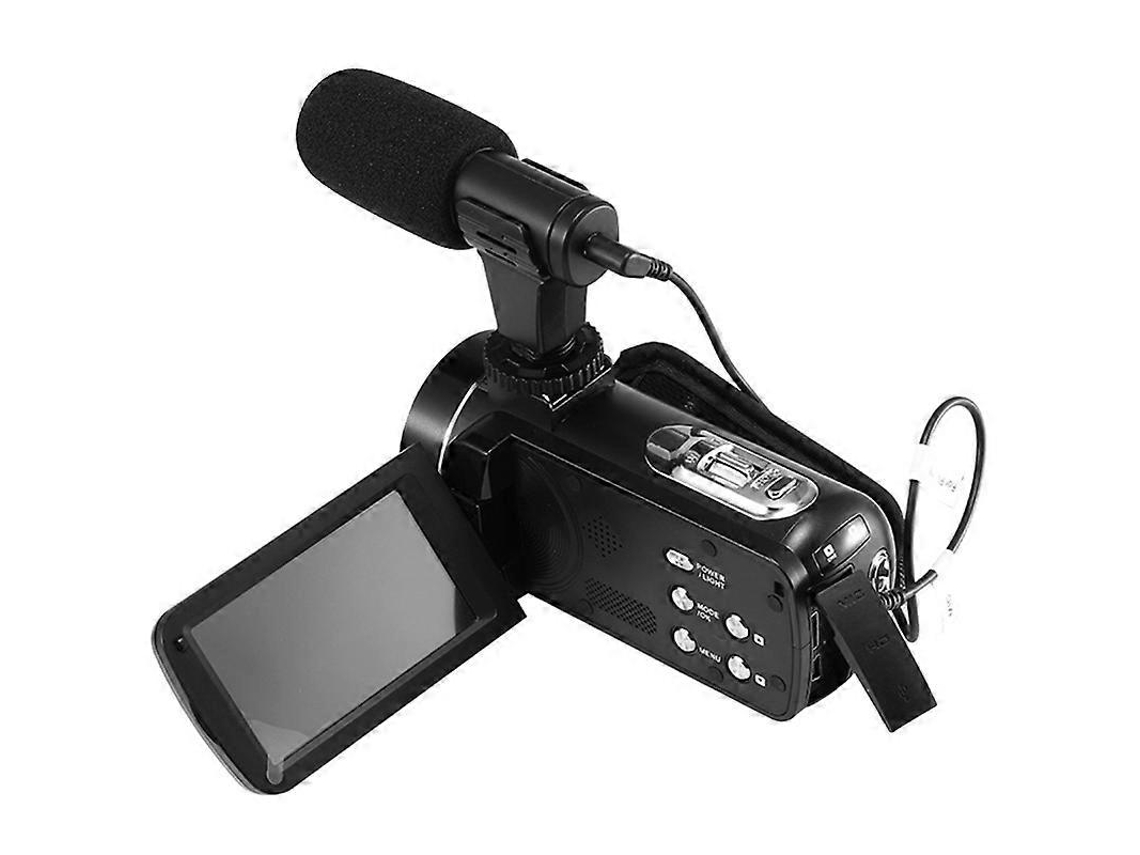 Mini micrófono de condensador para cámara, ideal para grabar entrevistas y vlogs. Nostalgia88