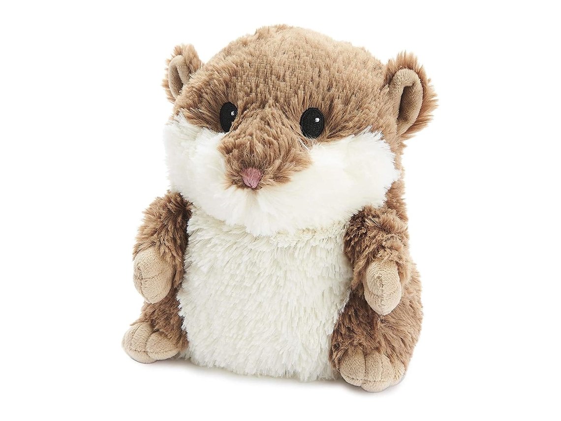 Peluche WARMIES Hamster hot water bottle plush (Edad Mínima Recomendada: 1 año)