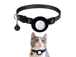 Rastreador De Animales, Localizador Global Gps Antipérdida Compatible Con Dispositivos Android Y Apple (negro) Cuich