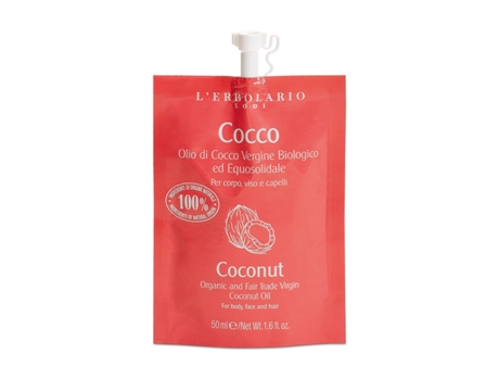 L'Erbolario - Óleo Cocco para corpo, rosto e cabelo 50 ml de óleo