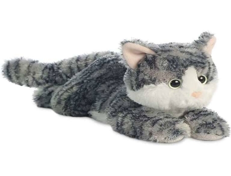 Peluche AURORA YOO HOO Gato Gris (35 x 12 x 16 cm)