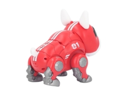 Perro Robot Inteligente De Juguete Con Efectos De Baile Y Táctiles Para Niños - Rojo