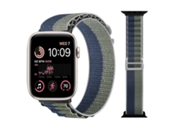 Correa Alpine G-Hook Ajustable Apple Watch Series 8 45Mm Verde y Azul