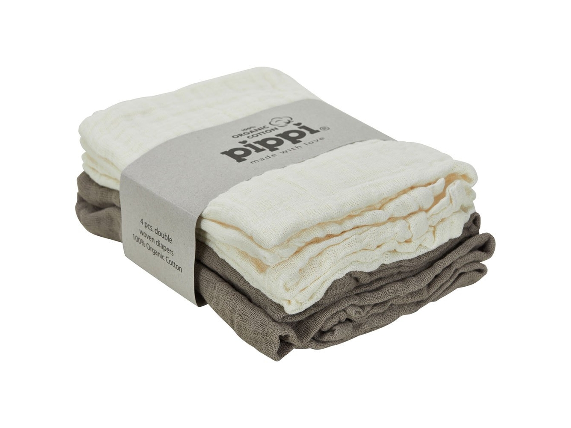 Musselina Organic Cloth 4 Pack 65 X 65 Cm Brancopippi