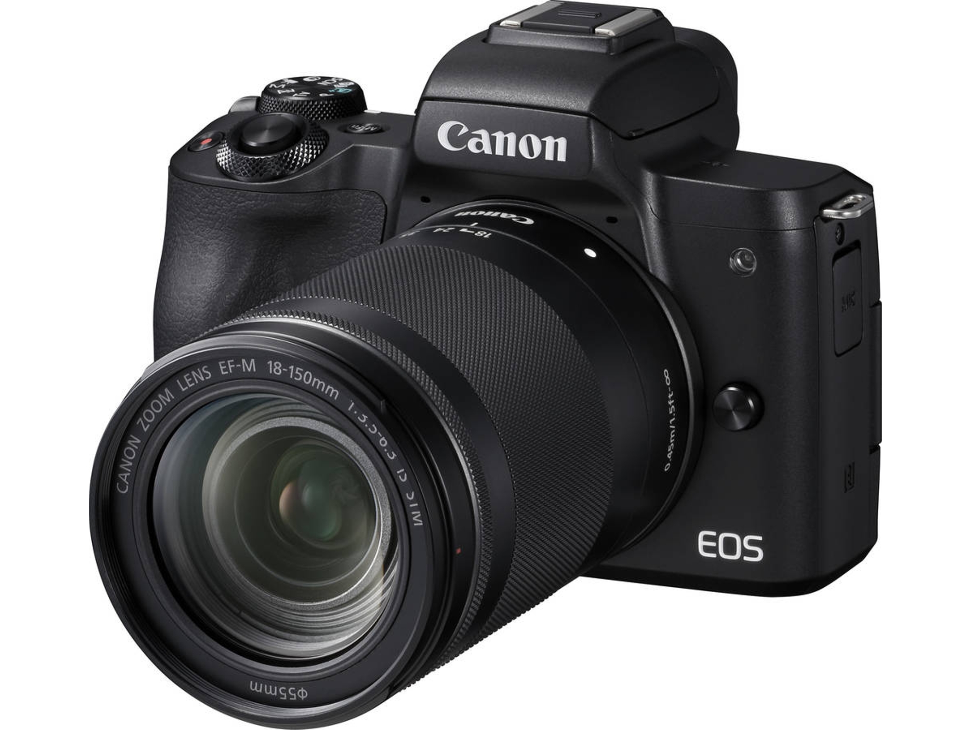 Kit Máquina Fotográfica Mirrorless CANON M50 + 18-150 mm (25.8 MP - Sensor: APS-C - ISO: 100 - 51200)