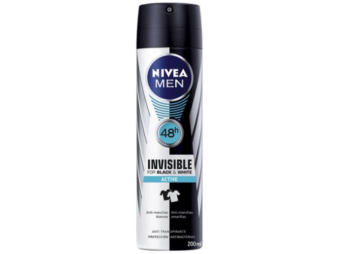 Desodorante NIVEA MEN Black & White Active Deo Vaporizador (200 ml)