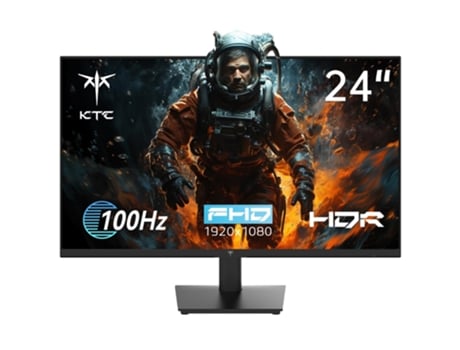 Monitor para juegos KTC H24V13 23.8pulgadas 100Hz 1920x1080AdaptiveSync VESA Ajuste de inclinación de montaje en pared