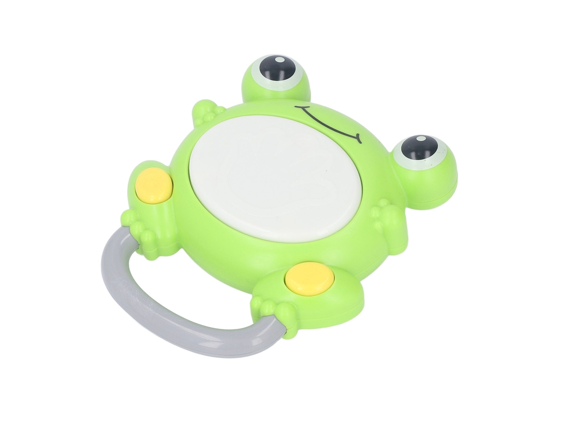 Tambor Para Bebé Con Luz, Musical, Educativo, Con Dibujos Animados, Juguete Verde Para Niños Pequeños