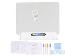 Ats-tablero De Luz Ultimate Diy 3d Luminoso Para Dibujar Colorido Para Niños Niñas Espacio