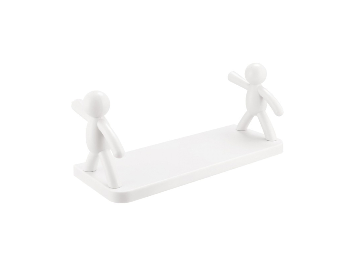 Estante Flotante Para Baño - No Requiere Perforación - Pp Duradero - Amplia Aplicación