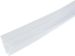 Sello Transparente Para Mampara De Ducha Sin Marco En Forma De H De 98 Pulgadas Para Vidrio De 15/32