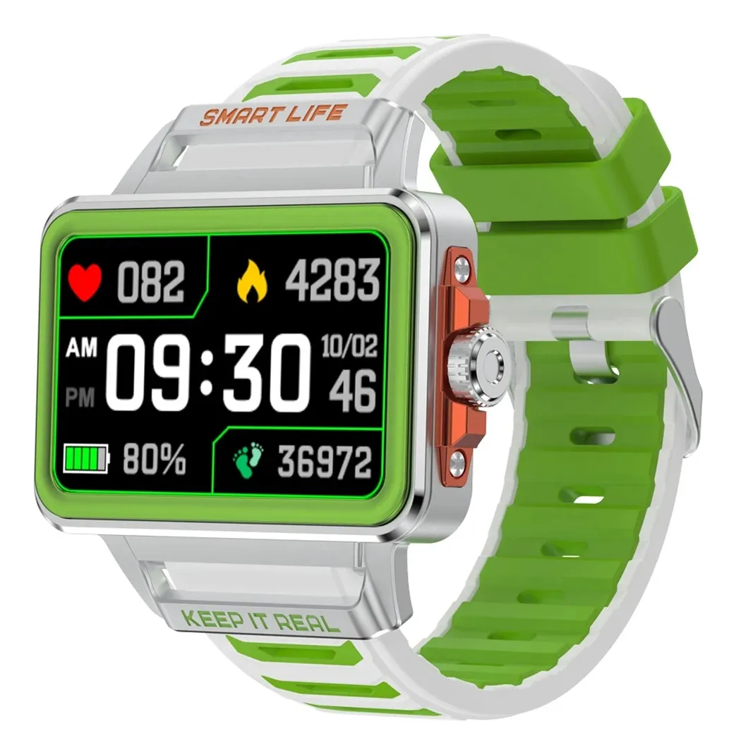 Reloj inteligente Vayotoy IP68 resistente al agua para mujeres y hombres