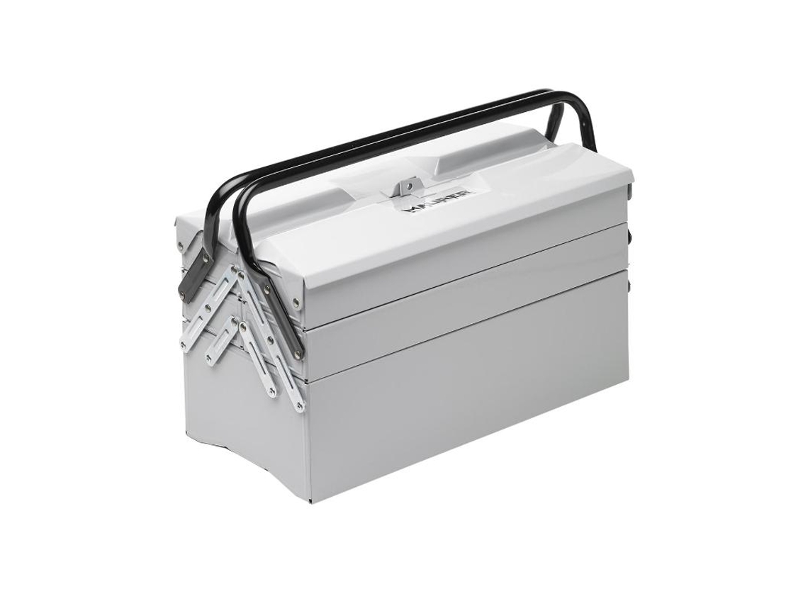 Caja metalica para herramientas maurer 404x200x295 mm.