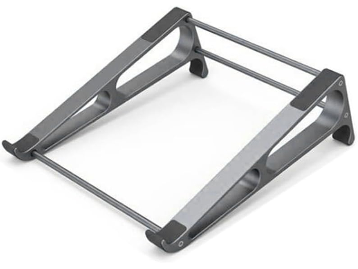 Soporte Vertical Para Portátil Con Almacenamiento De Aluminio Extraíble