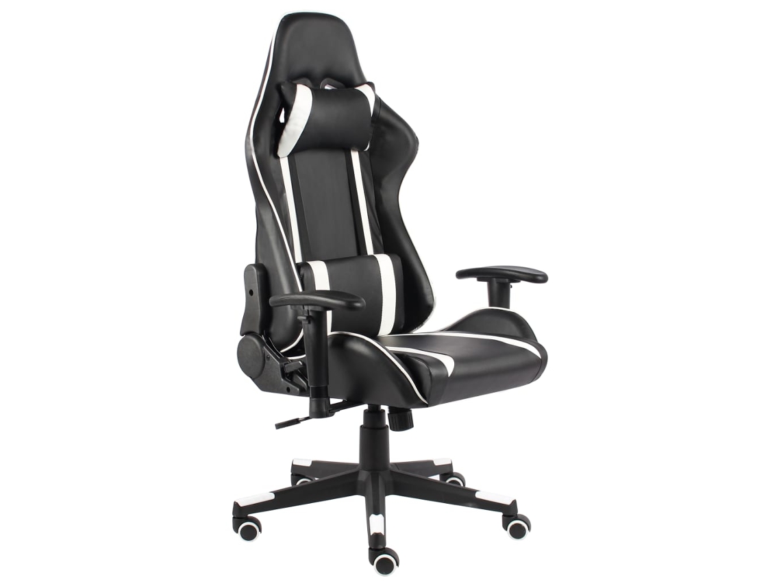 Silla Gaming Giratoria Pvc Blanco