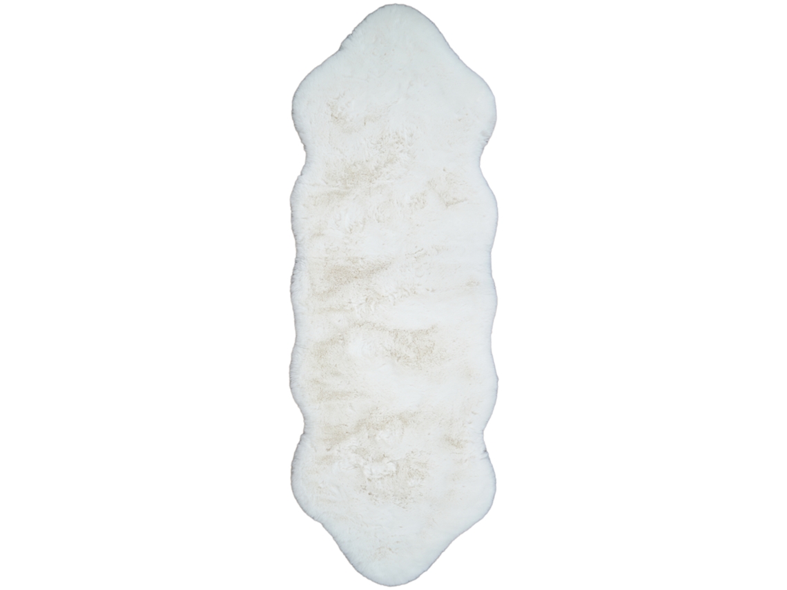 Consilio Concept Alfombra De Piel Sintética Sheepskin 60x180 Cm Marfil