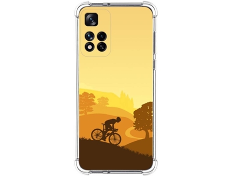 Carcasa para Xiaomi Redmi Note 11 Pro+ Plus 5G TUMUNDOSMARTPHONE Dibujos Antigolpes Ciclista Multicolor